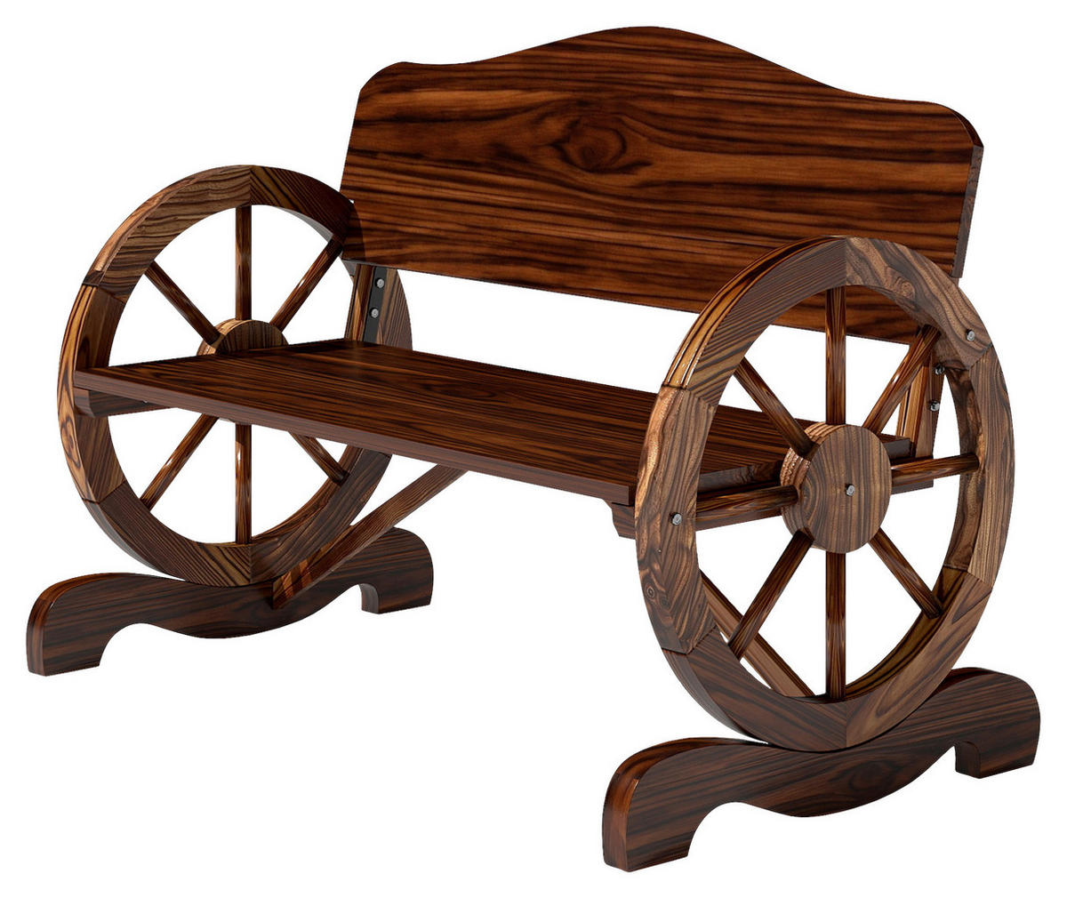 Outsunny Gartenbank Gartenbank - (110,00/55,00/80,00cm) - Outsunny