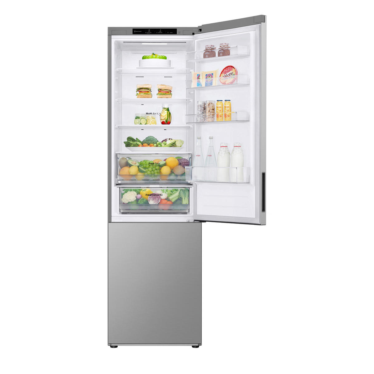 LG Kühl-/Gefrierkombination GBV22NCCPY Inox B/H/T: ca. 59,5x203x67,5 cm Kühl-/Gefrierkombi GBV22NCCPY - Inox (59,50/203,00/67,50cm) - LG