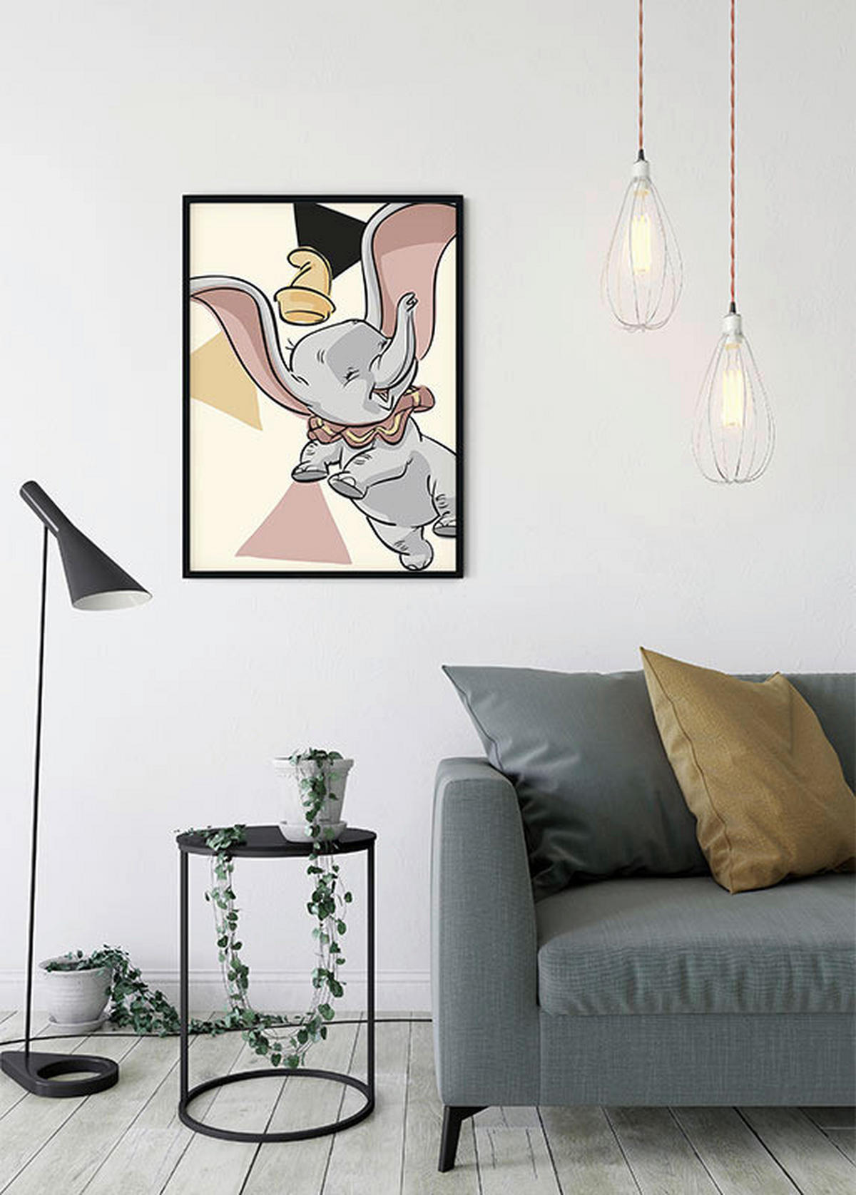 Komar Poster Dumbo Angles Disney B/L: ca. 30x40 cm Dumbo Angles - (30,00/40,00cm) - Komar