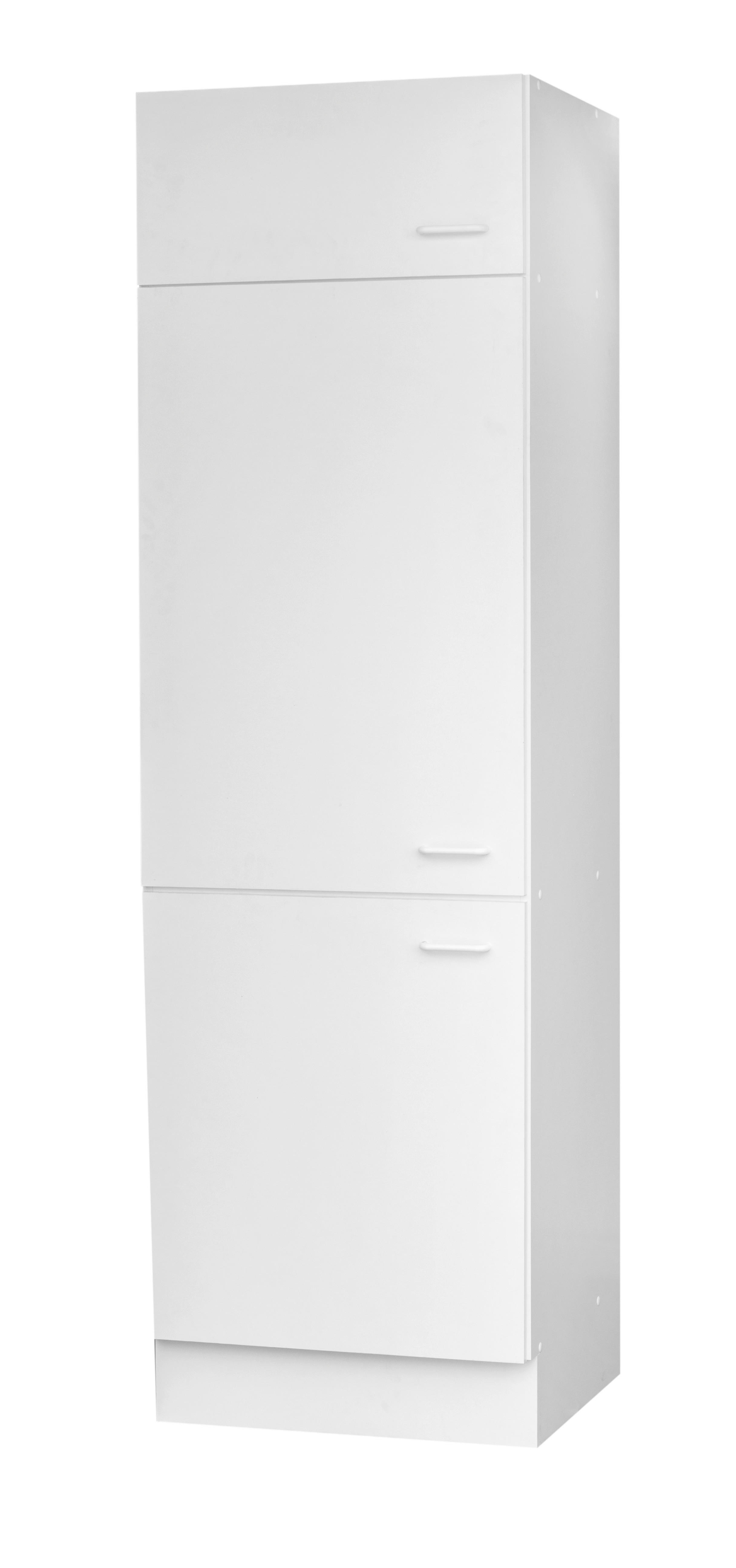 Kühlumbauschrank Top weiß matt B/H/T: ca. 60x200x60 cm Top - weiß (60,00/200,00/60,00cm)