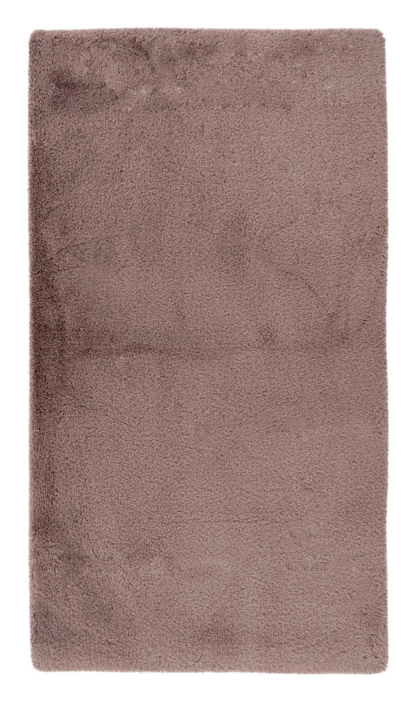 Kayoom Kurzflorteppich Badematte Rabbit Light 525 rosa B/H/L: ca. 50x2,4x90 cm Badematte Rabbit Light 525 - rosa (90,00/50,00/2,40cm) - Kayoom
