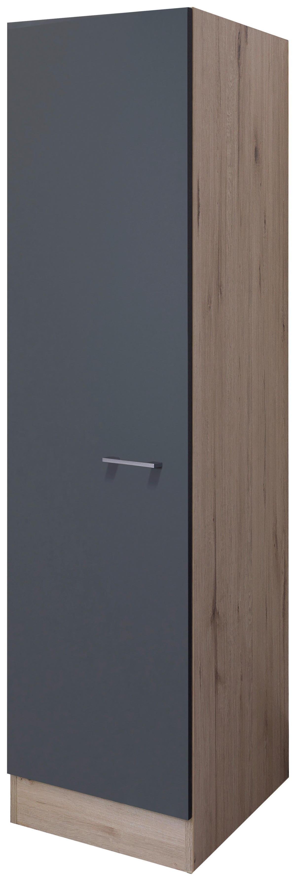 Seitenschrank Morena grau matt B/H/T: ca. 50x200x57 cm Morena - Eiche/Basalt (50,00/200,00/57,00cm) - Flex-Well