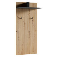 Wandpaneel BEN Eiche Nachbildung anthrazit B/H/T: ca. 60x136x27 cm BEN - Eiche/anthrazit (60,00/136,00/27,00cm) - byLIVING