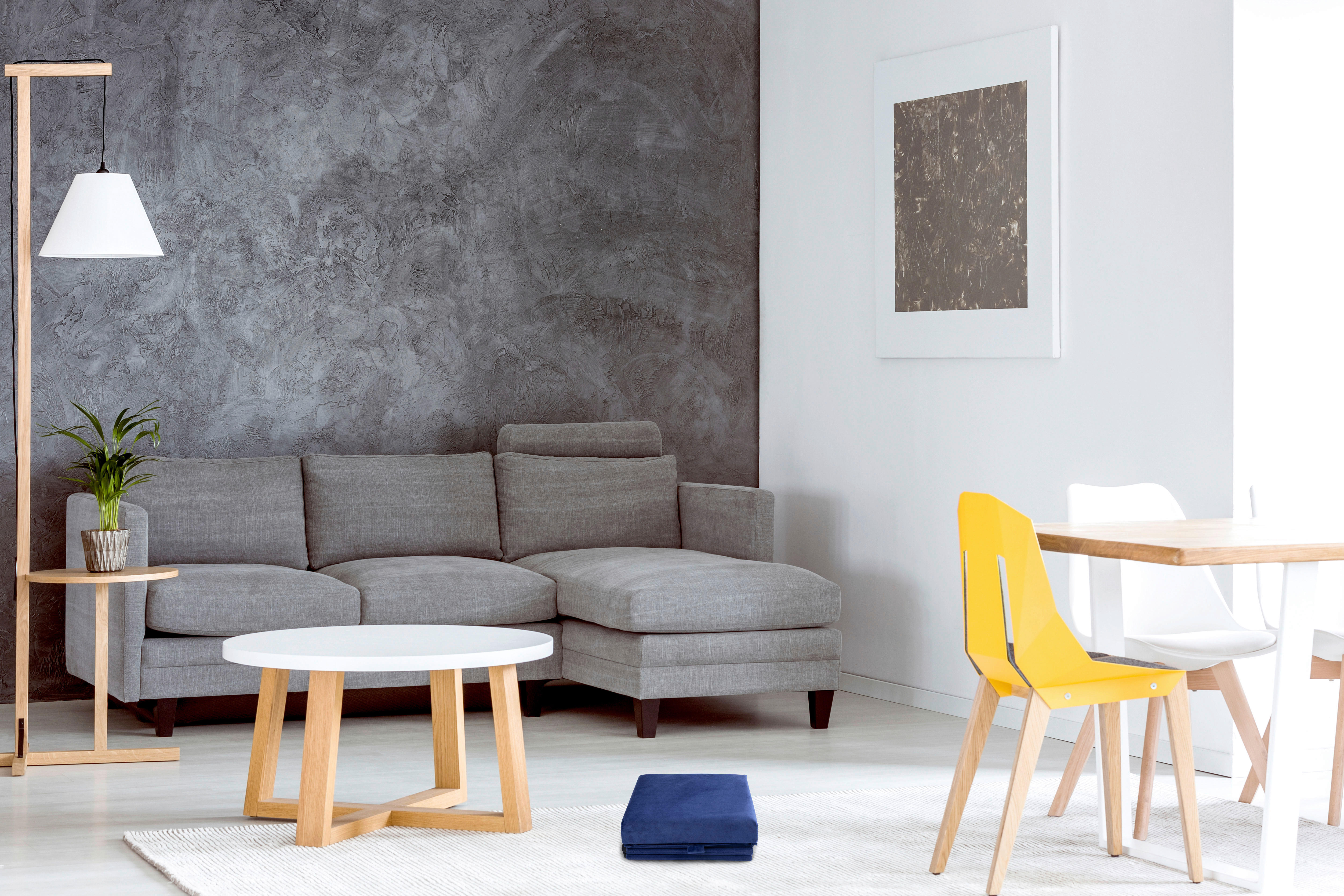 Thumbnail - Katzenhaus blau Polyester B/H/L: ca. 34x36x34 cm