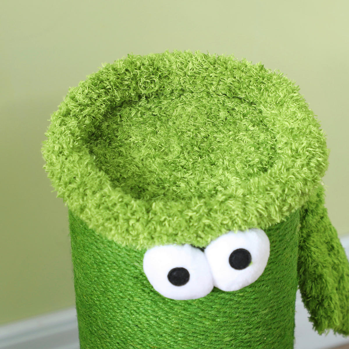 PawHut Kratzstamm grün Spanplatte B/H/L: ca. 39,5x63x39,5 cm Kratzstamm - grün (39,50/39,50/63,00cm) - PawHut