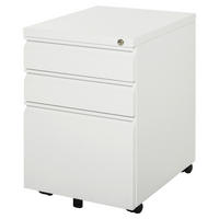 Rollcontainer 924-024WT weiß B/H/T: ca. 39x60x48 cm 924-024WT - weiß (39,00/60,00/48,00cm) - Vinsetto
