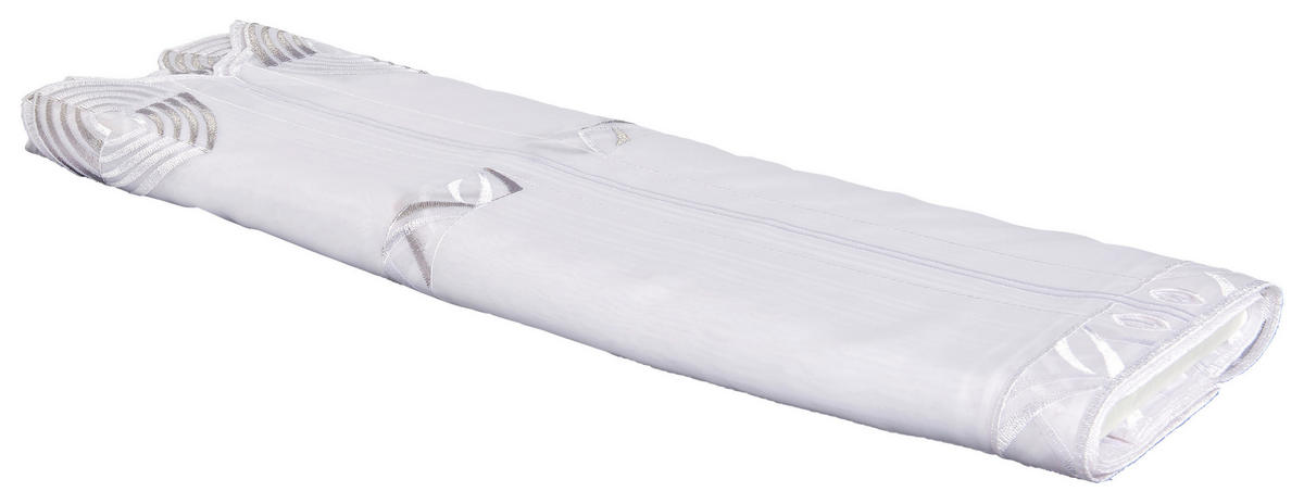 Scheibengardinen-Meterware Olga grau H: ca. 60 cm Olga - grau (60,00cm)