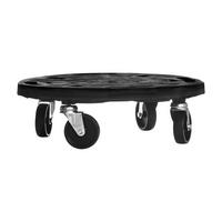 Dolly Transportroller schwarz B/H/L: ca. 40x12,5x40 cm Transportroller_mit_Rädern rund - schwarz (40,00/40,00/12,50cm) - Dolly