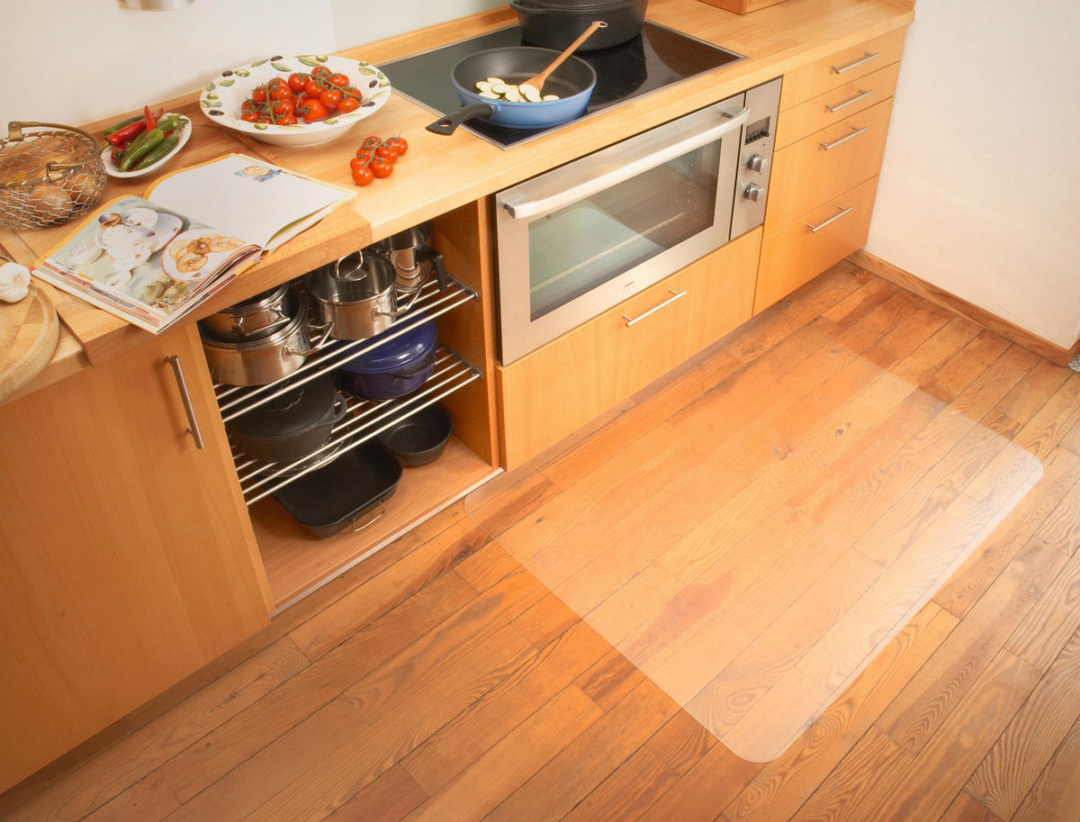 Bodenschutzmatte transparent B/L: ca. 60x80 cm Bodenschutzmatte 60x80cm - transparent (60,00/80,00cm)