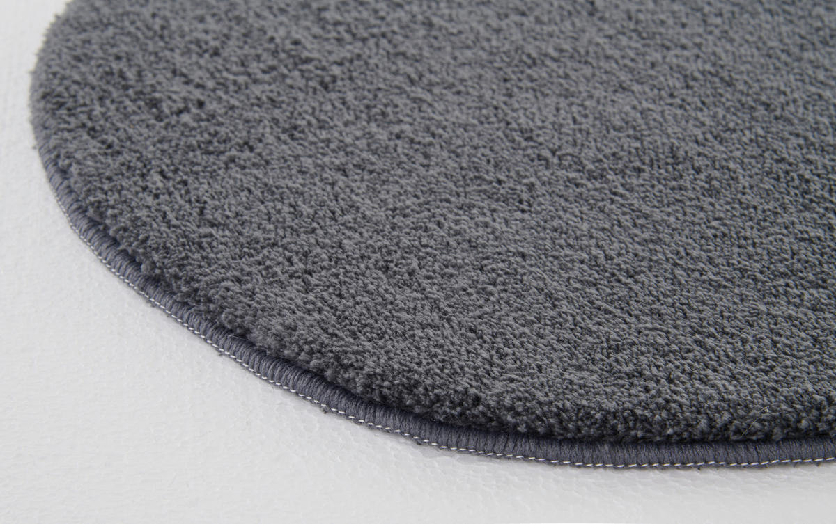 POCOline Badematte Charly Charly - anthrazit (80,00/50,00cm) - POCOline
