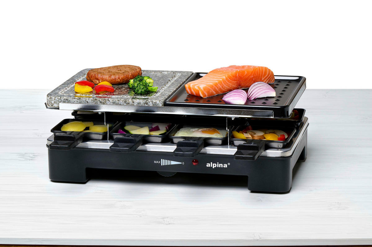 Raclette-Grill Raclettegrill - schwarz (40,30/19,20/26,70cm)
