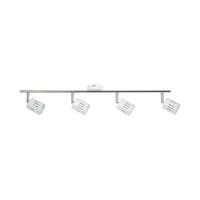 Britop Lighting Spotbalken 2744402 weiß Chrom Metall B/H: ca. 82x13 cm G9 4 Brennstellen Ulrika - weiß/Chrom (82,00/13,00cm) - Britop Lighting