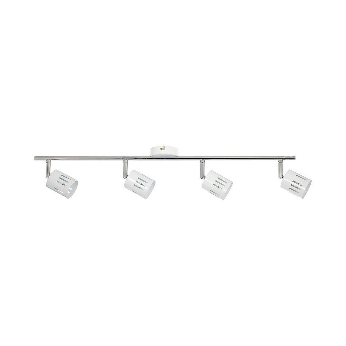 Britop Lighting Spotbalken 2744402 weiß Chrom Metall B/H: ca. 82x13 cm G9 4 Brennstellen Ulrika - weiß/Chrom (82,00/13,00cm) - Britop Lighting