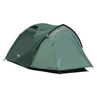 Outsunny Campingzelt grau Polyester B/H/L: ca. 183x130x325 cm Campingzelt - grau (325,00/183,00/130,00cm) - Outsunny