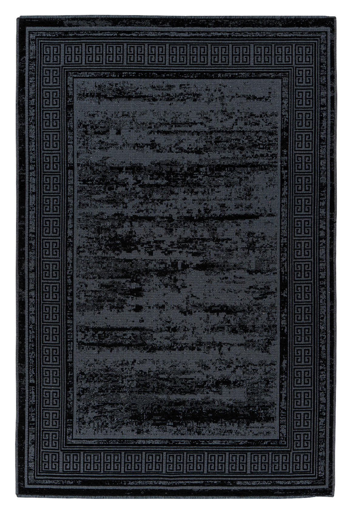 Kayoom Flachflorteppich Kalea 325 schwarz B/H/L: ca. 160x0,8x230 cm Kalea 325 - schwarz (230,00/160,00/0,80cm) - Kayoom