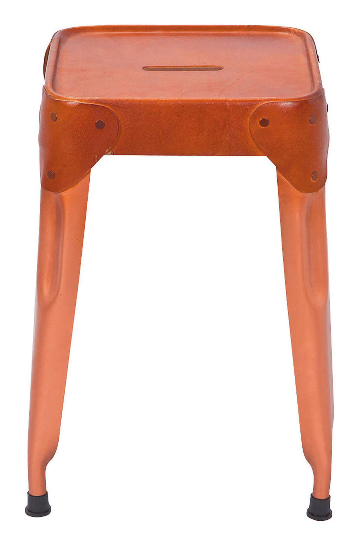 Inter Link Hocker Reema Kupfer Metall B/H/T: ca. 35x45x35 cm Reema - Kupfer (35,00/45,00/35,00cm) - Inter Link