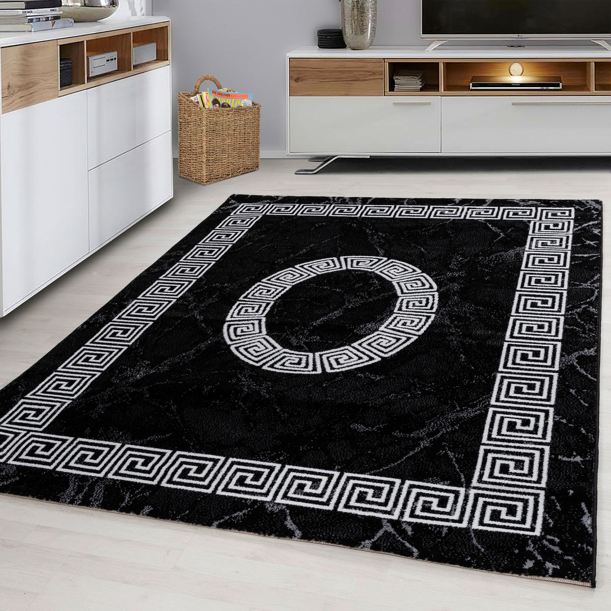 Ayyildiz Teppich PLUS schwarz B/L: ca. 80x150 cm PLUS - schwarz (80,00/150,00cm) - Ayyildiz