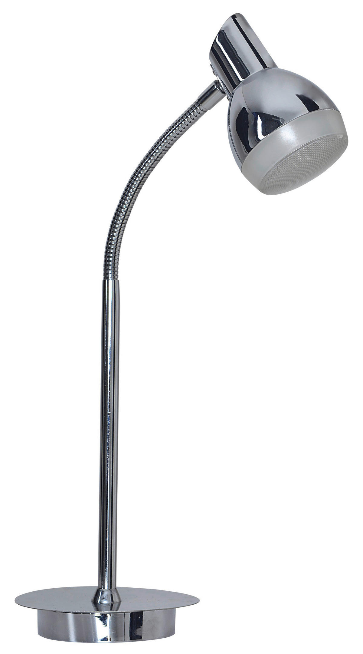 Näve Leuchten LED-Tischleuchte Chrom Kunststoff Metall B/H/T/D: ca. 12x45x12x12 cm CHROMEY - Chrom (12,00/45,00/12,00cm) - Näve Leuchten