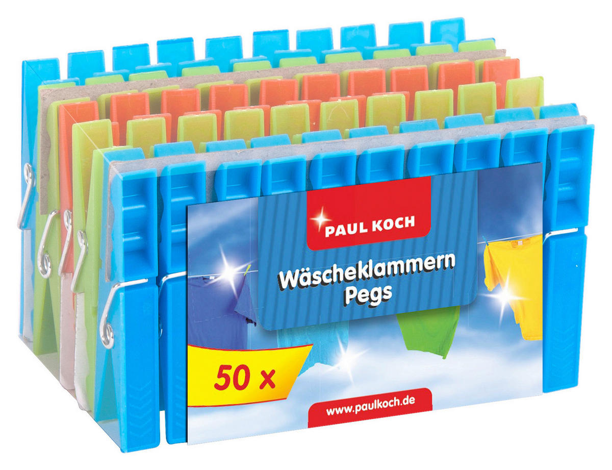 Wäscheklammern sortiert Wäscheklammern_50erPack - sortiert