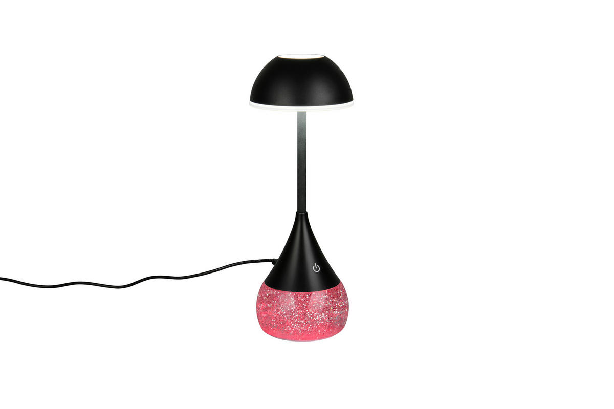 Reality Leuchten LED-Tischleuchte schwarz Kunststoff B/L: ca. 11x28,3 cm LED-Tischleuchte_Tembo - schwarz (11,00/28,30cm) - Reality Leuchten