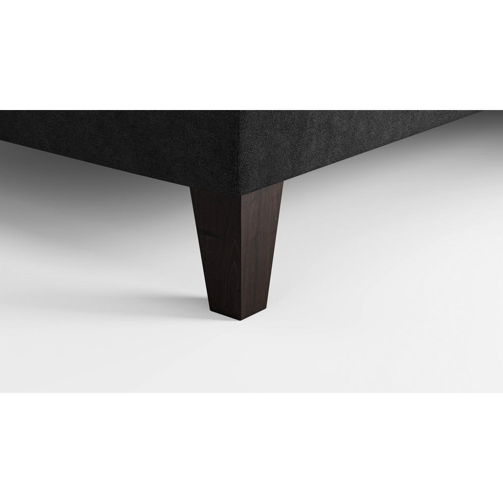 Thumbnail - Hocker grau schwarz B/H/T: ca. 108x45x76 cm