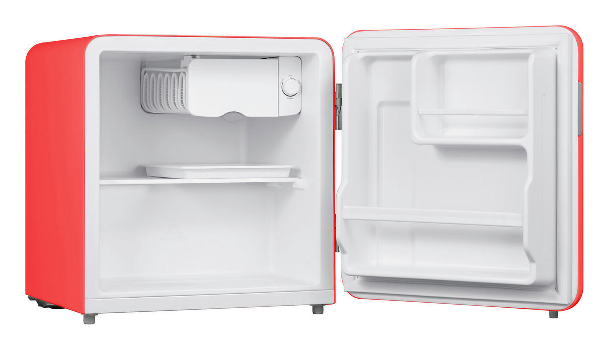 POCOline Mini-Kühlschrank rot B/H/T: ca. 49x50x46 cm Kühlschrank-Retro MK 50-47 ER - rot (49,00/50,00/46,00cm) - POCOline