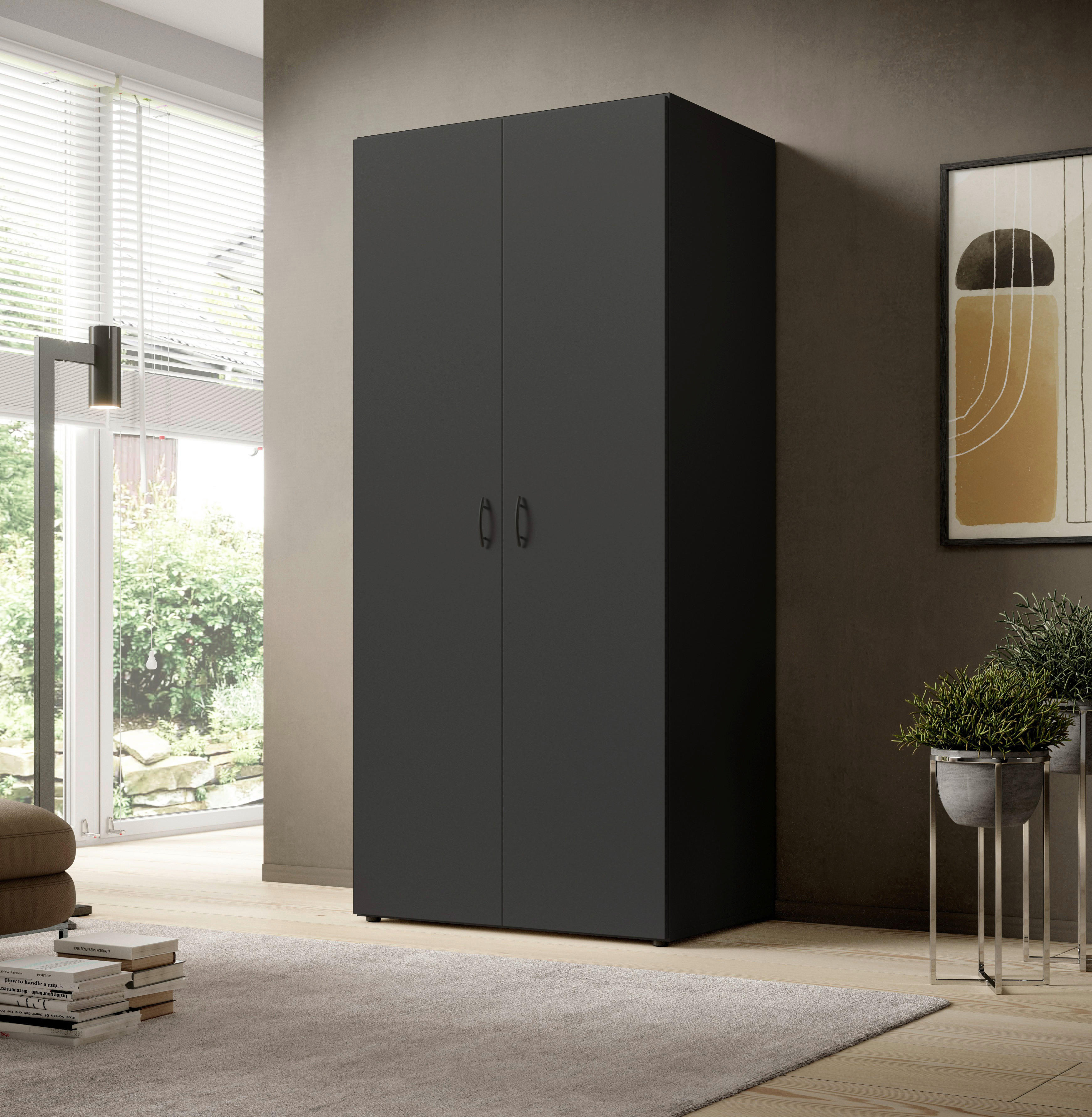 Kleiderschrank Joe  B/H/T: ca. 81x176x50,8 cm Joe - (81,00/176,00/50,80cm)