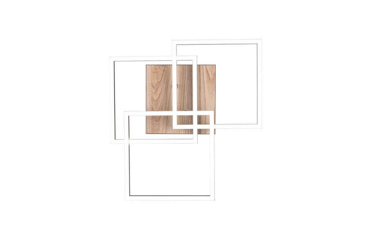 Reality LED-Deckenleuchte R62883135 Mobile schwarz Acryl Metall MDF B/H/T: ca. 39x10x42 cm 1 Brennstellen Mobile - schwarz (39,00/10,00/42,00cm) - Reality