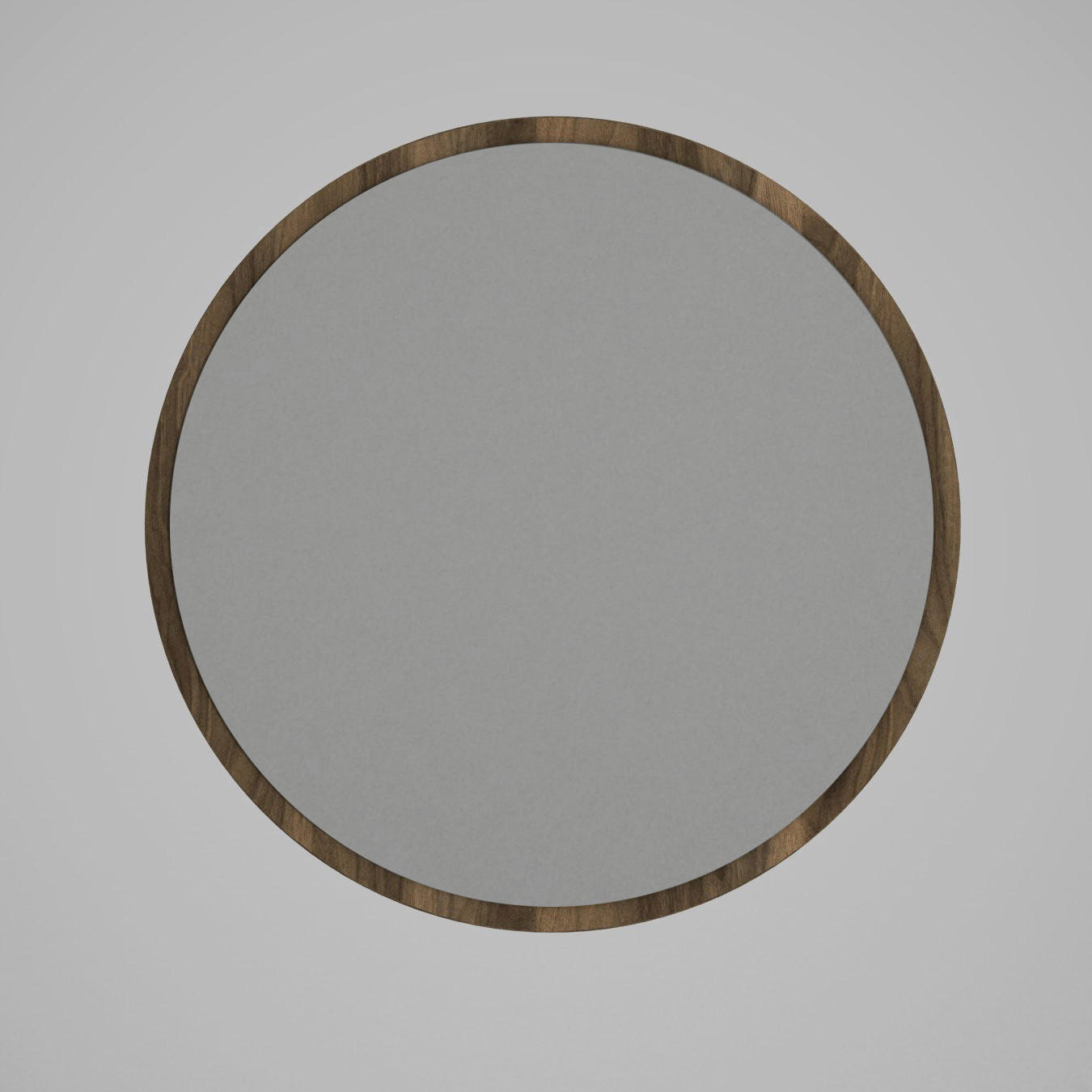 Wandspiegel Glob walnuss Nachbildung B/H/T: ca. 59x59x2 cm Glob - walnuss (59,00/59,00/2,00cm) - moebel17