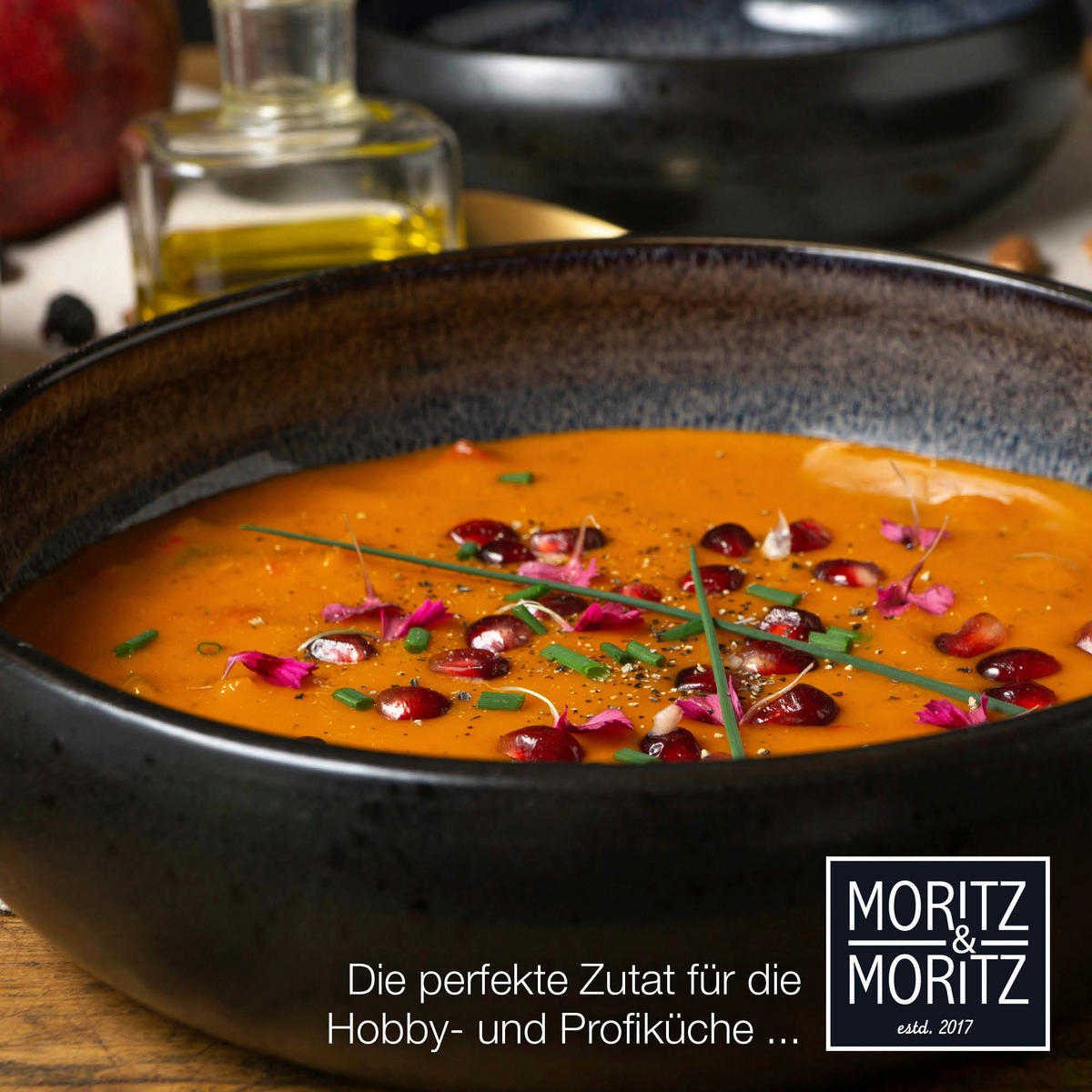 Moritz & Moritz Essteller tief grauschwarz Steinzeug H/D: ca. 5x19 cm Essteller_tief_4er - grauschwarz (19,00/5,00cm) - Moritz & Moritz
