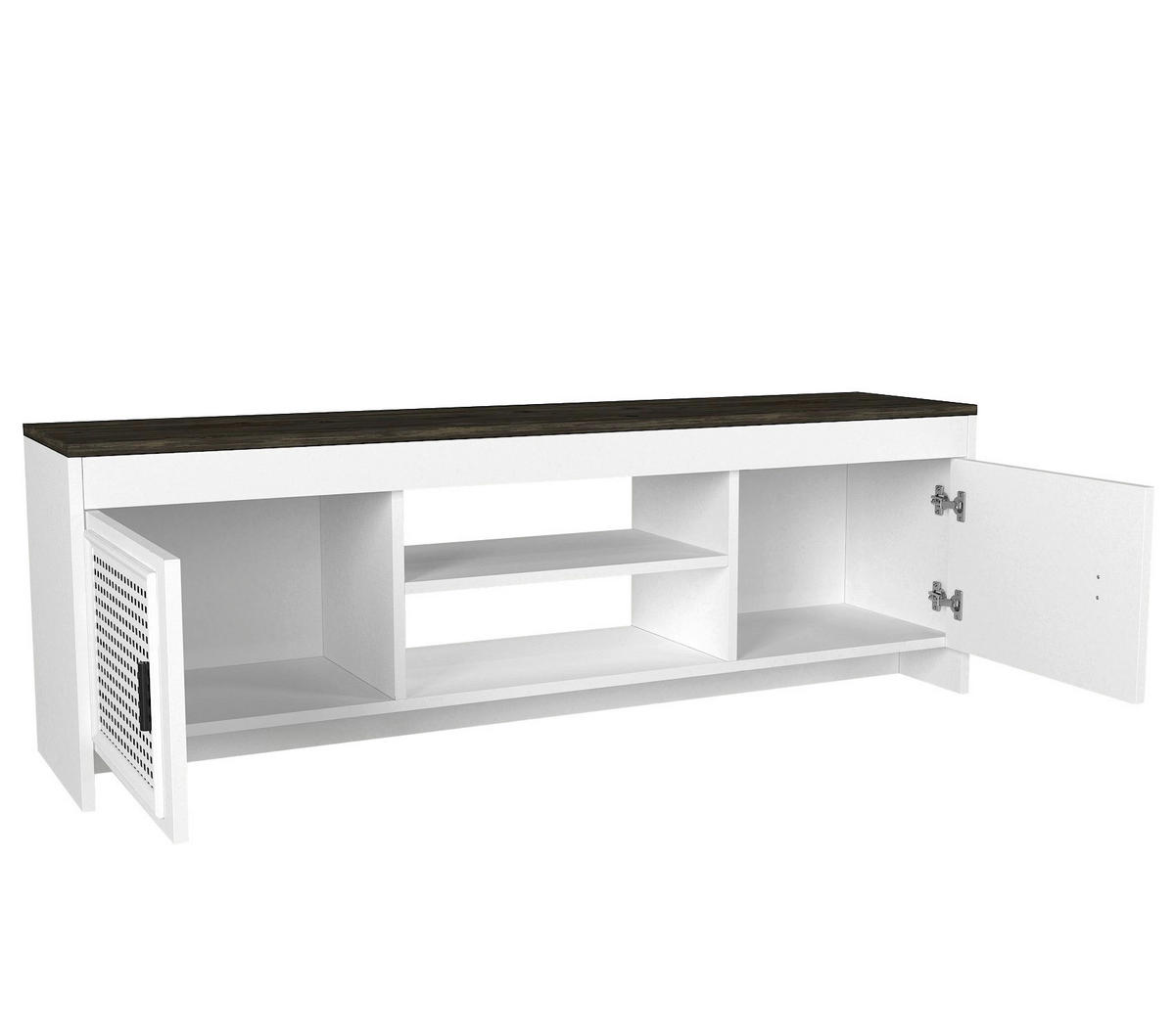 TV-Lowboard Done weiß Rebab B/H/T: ca. 150x48,2x35 cm Done - Rebab/weiß (150,00/48,20/35,00cm) - moebel17