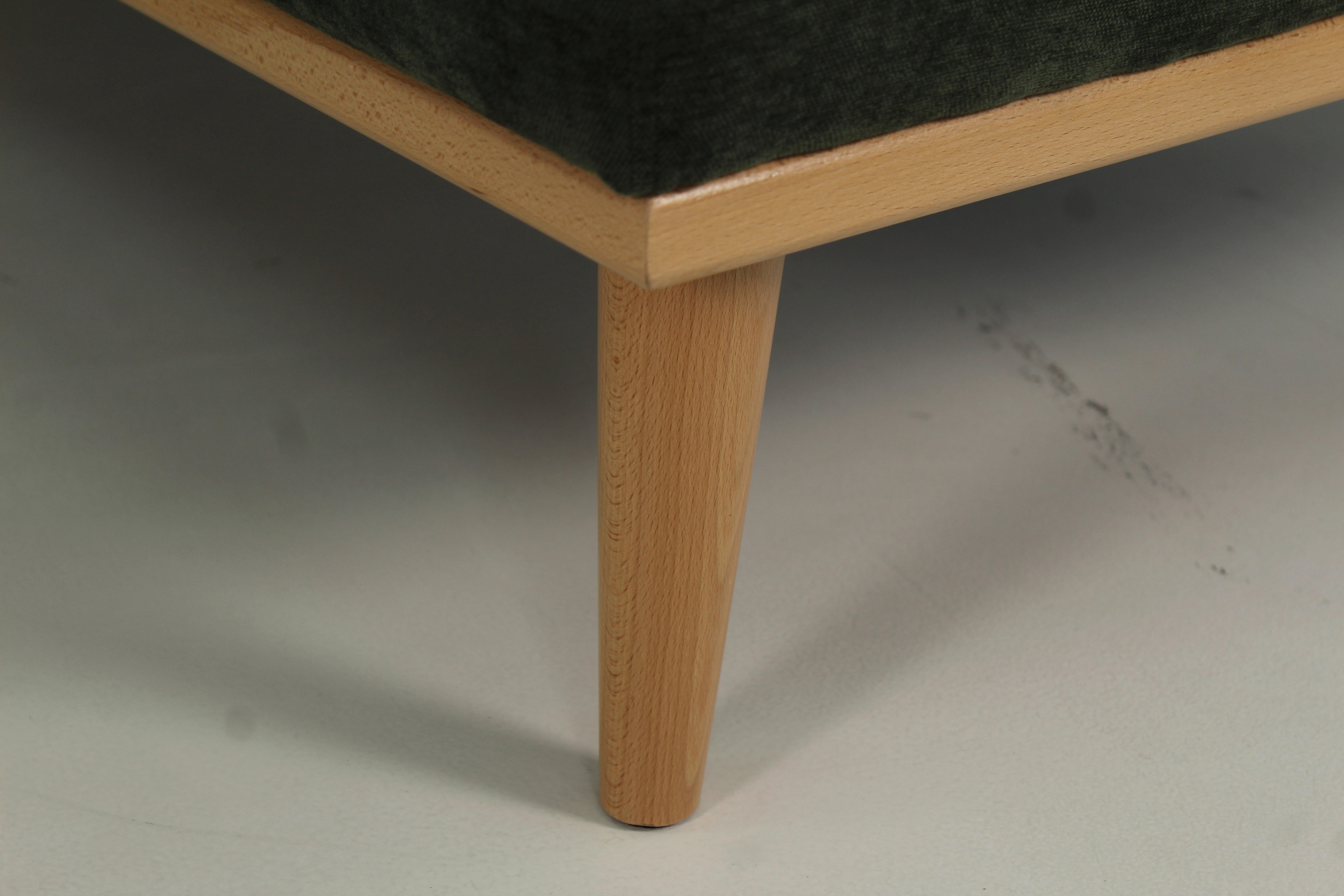 Polsterecke Wood grün Microfaser B/H/T: ca. 259x90x191 cm Wood - Eiche/grün (259,00/90,00/191,00cm)