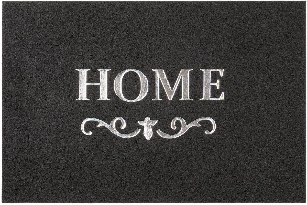 Andiamo Fußmatte Sparkle silber B/L: ca. 40x60 cm Sparkle - silber (40,00/60,00cm) - Andiamo