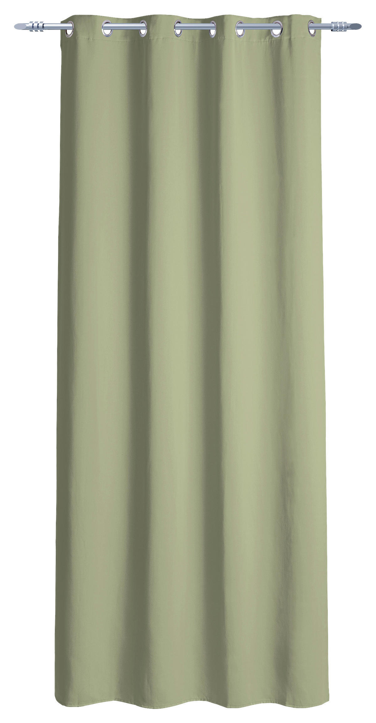 Ösenvorhang Verona grün B/L: ca. 140x245 cm Verona - grün (140,00/245,00cm)
