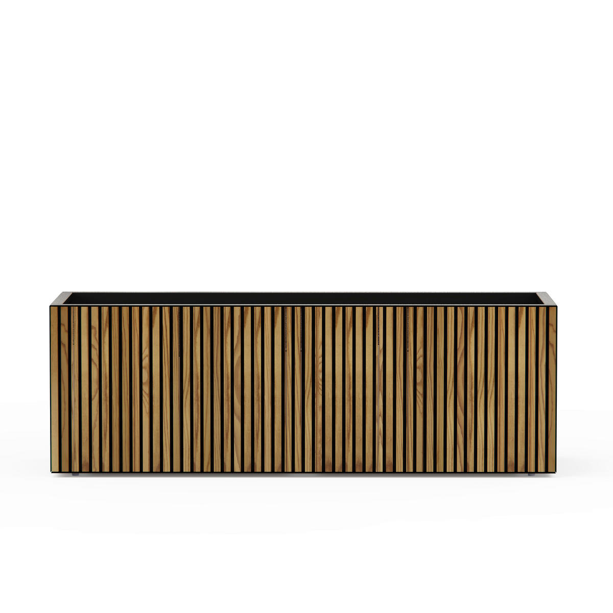 Herstera Garden Pflanzkübel Deco Planter schwarz Metall B/H/L: ca. 150x50x50 cm Deco Planter - schwarz (50,00/150,00/50,00cm) - Herstera Garden