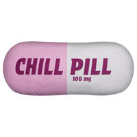 Dekokissen Chill Pill Chill Pill - pink/weiß (35,00/15,00cm) - POCOline