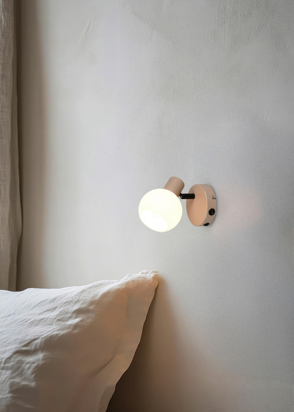 Reality Leuchten Spots beige Metall B/H: ca. 10x13,5 cm E14 1 Brennstellen Spot_Boba_1 - beige (10,00/13,50cm) - Reality Leuchten