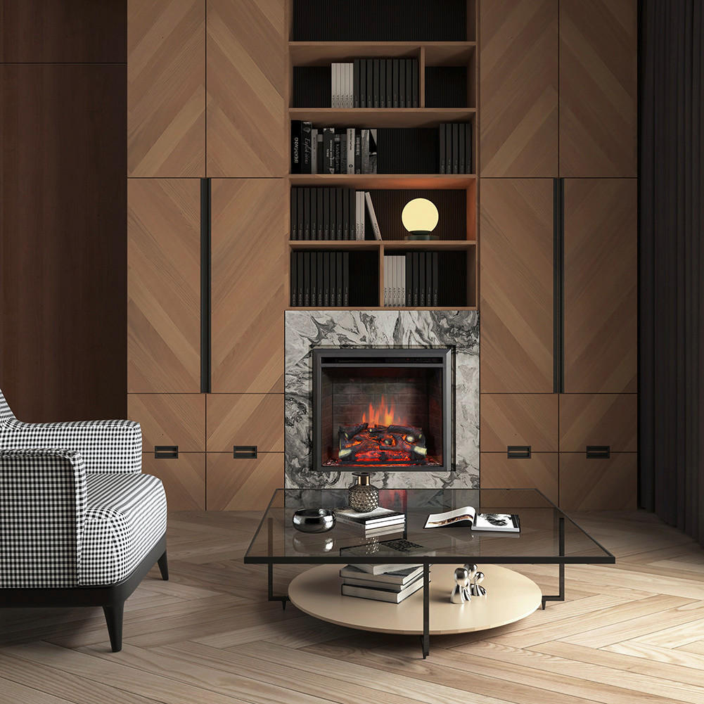 Balderia Einbaukamin Calida schwarz B/H/T: ca. 62,5x71x22,3 cm Elekt.-Kamin Calida 26" EF43C - schwarz (62,50/71,00/22,30cm) - Balderia