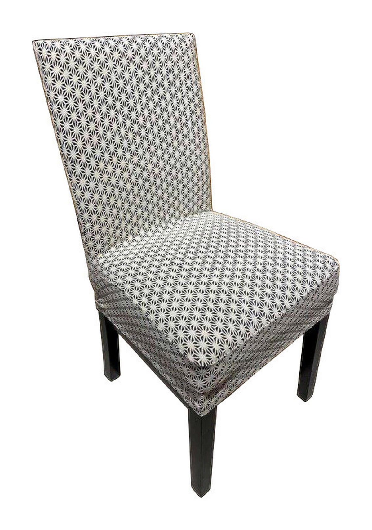 Stuhlhusse Stuhlhusse_Jacquard_Sonne 40x45x65 - weiß/schwarz (45,00/40,00/65,00cm)