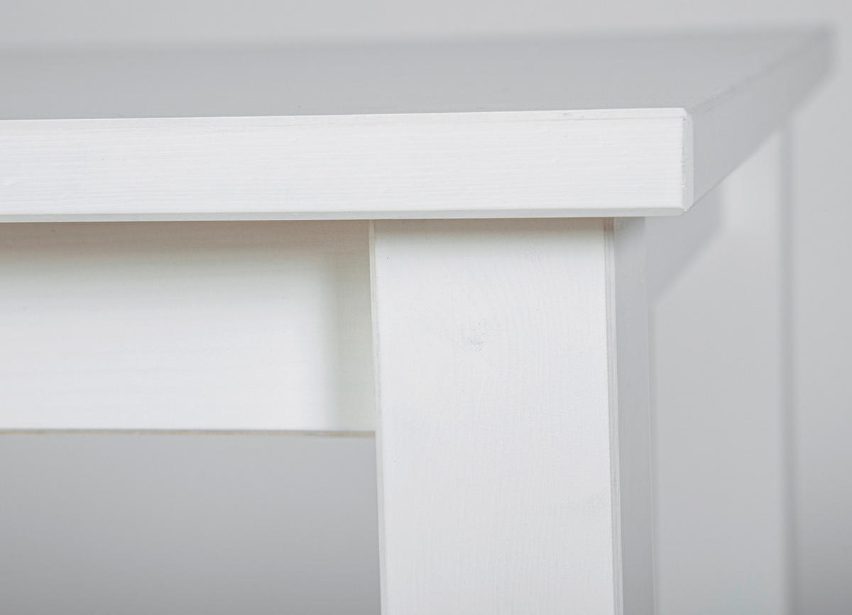 Beistelltisch Asgar weiß B/H/T: ca. 45x55x45 cm Asgar - weiß (45,00/55,00/45,00cm) - Inter Link