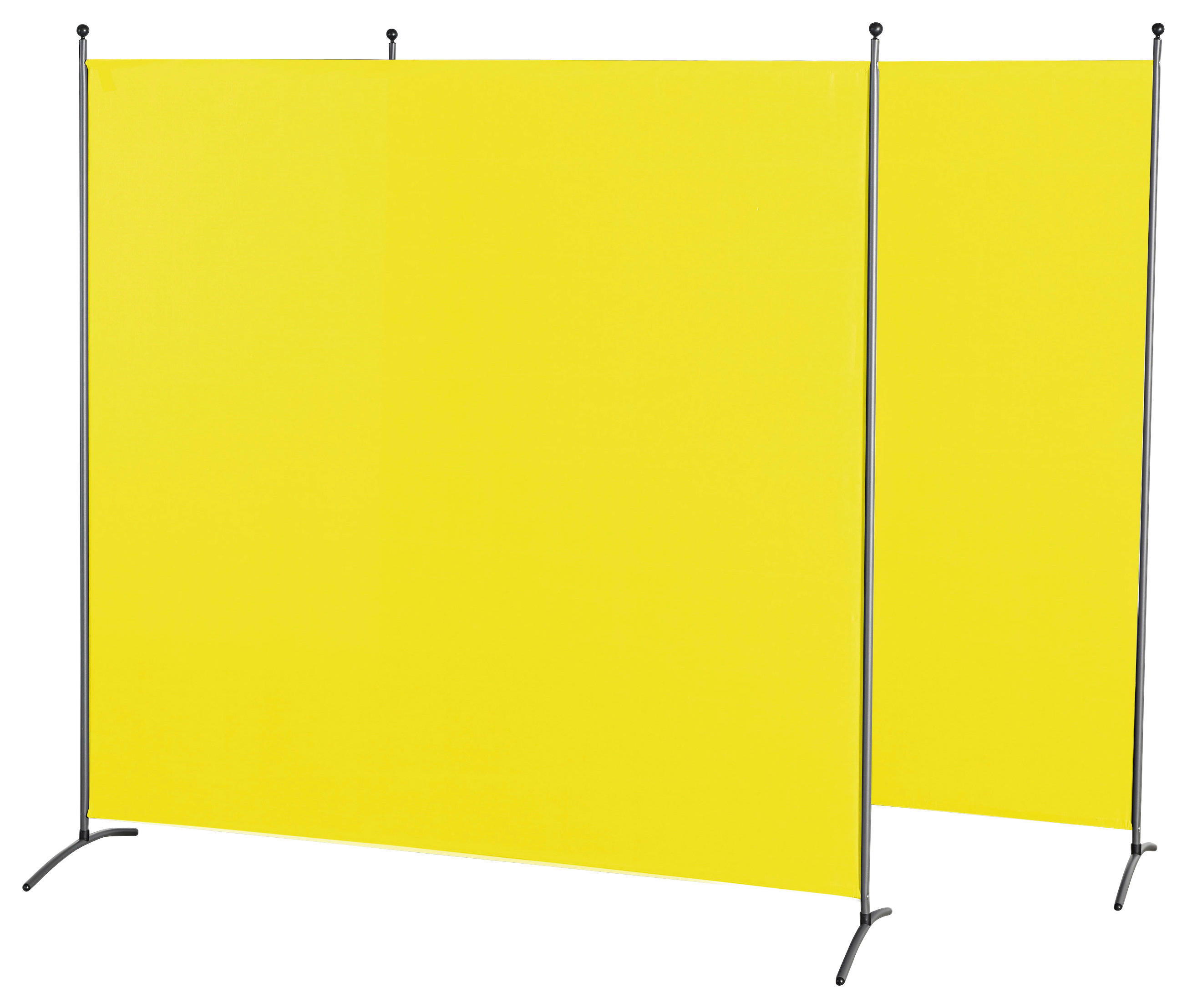 Grasekamp Doppelpack Stellwand gelb Polyester-Mischgewebe B/H: ca. 180x180 cm