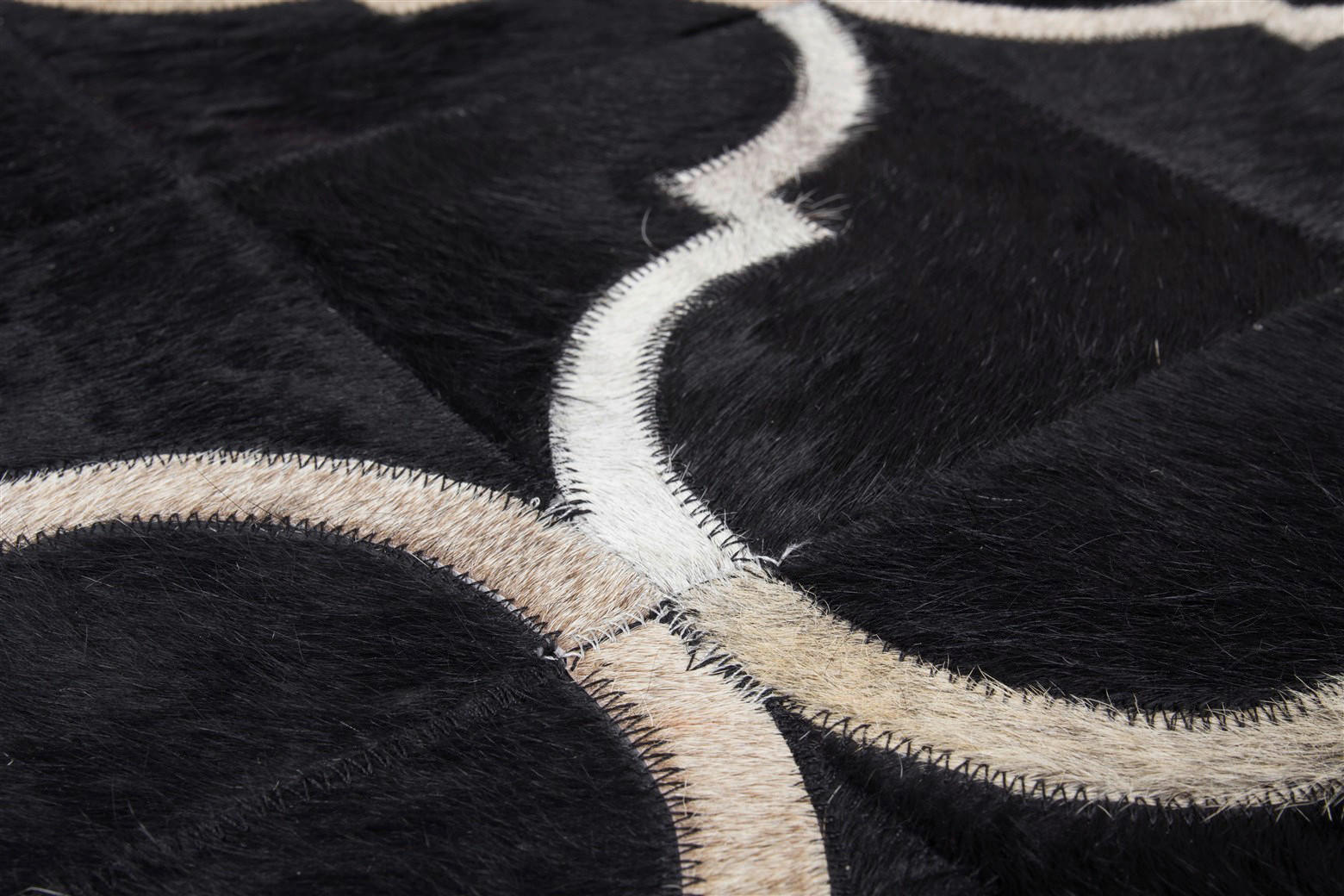 Thumbnail - Kayoom Flachflorteppich Lavish 310 schwarz B/H/L: ca. 80x0,8x150 cm