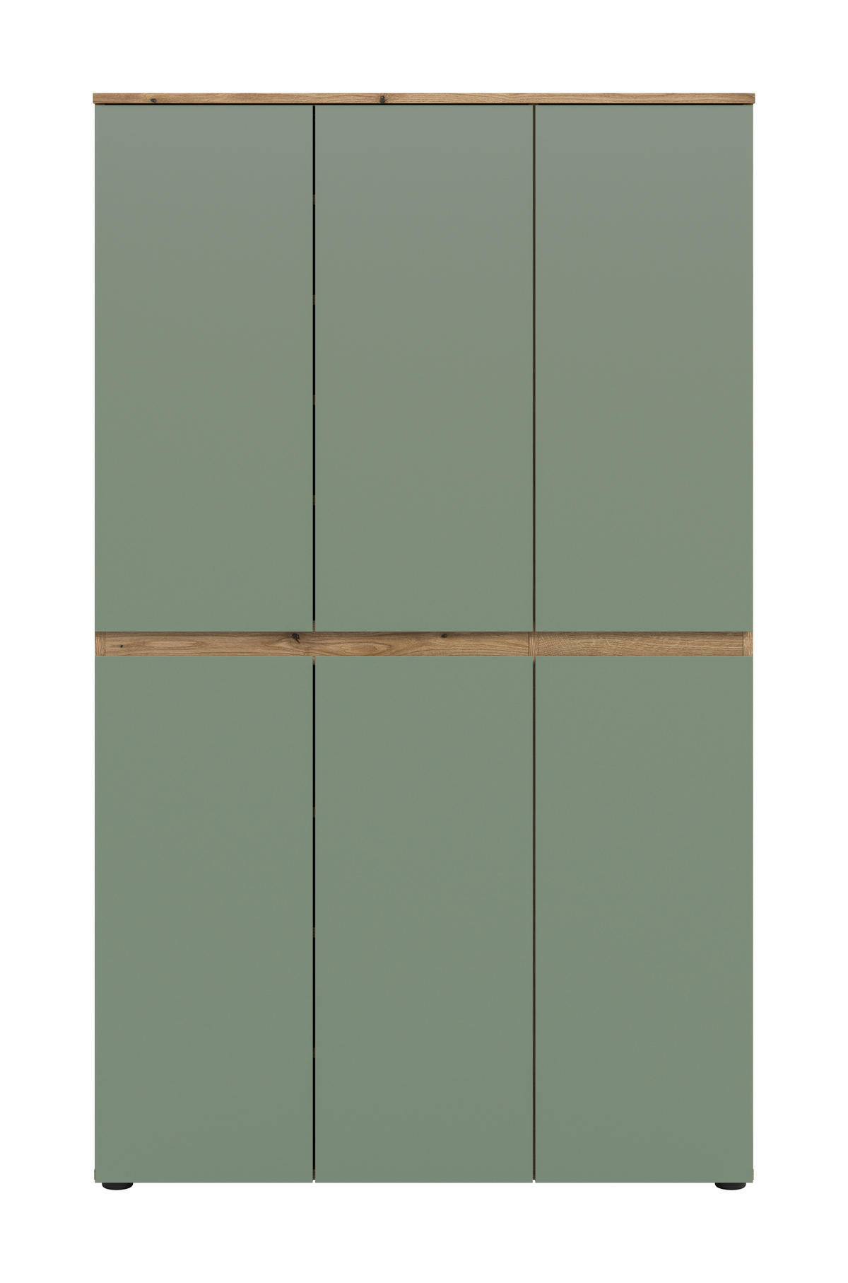 Schrank SCARPA Evoke Oak Nachbildung grün B/H/T: ca. 105x175x37 cm SCARPA - grün (105,00/175,00/37,00cm) - xonox.home