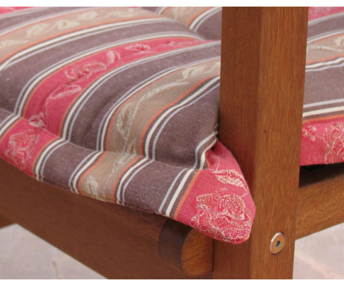 Grasekamp Sitzkissen XL beige Kunststoff B/H/L: ca. 51x8x60 cm XL - beige/braun (60,00/51,00/8,00cm) - Grasekamp