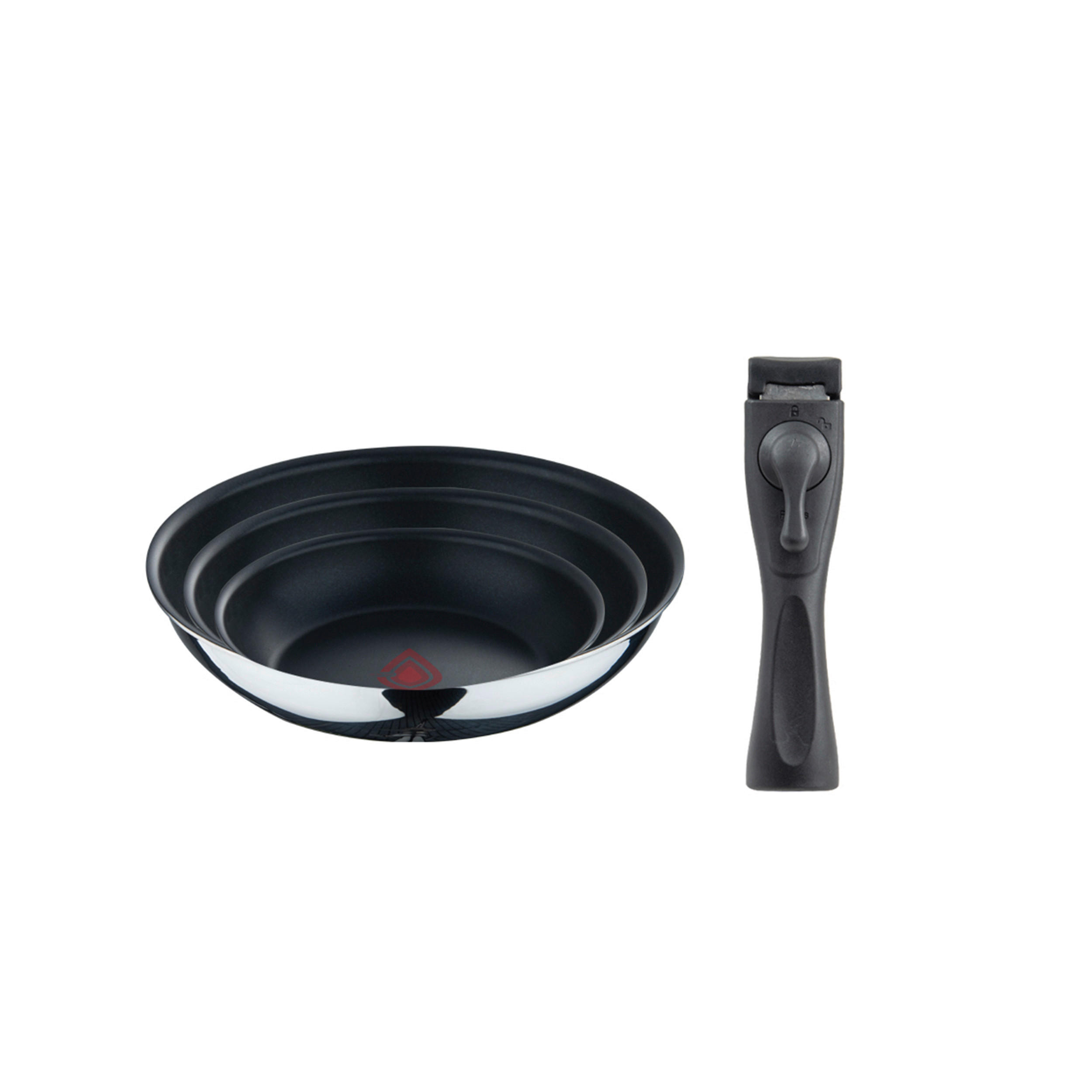 Thumbnail - BERGNER Pfannenset Click&Cook silber Aluminium 3 tlg.