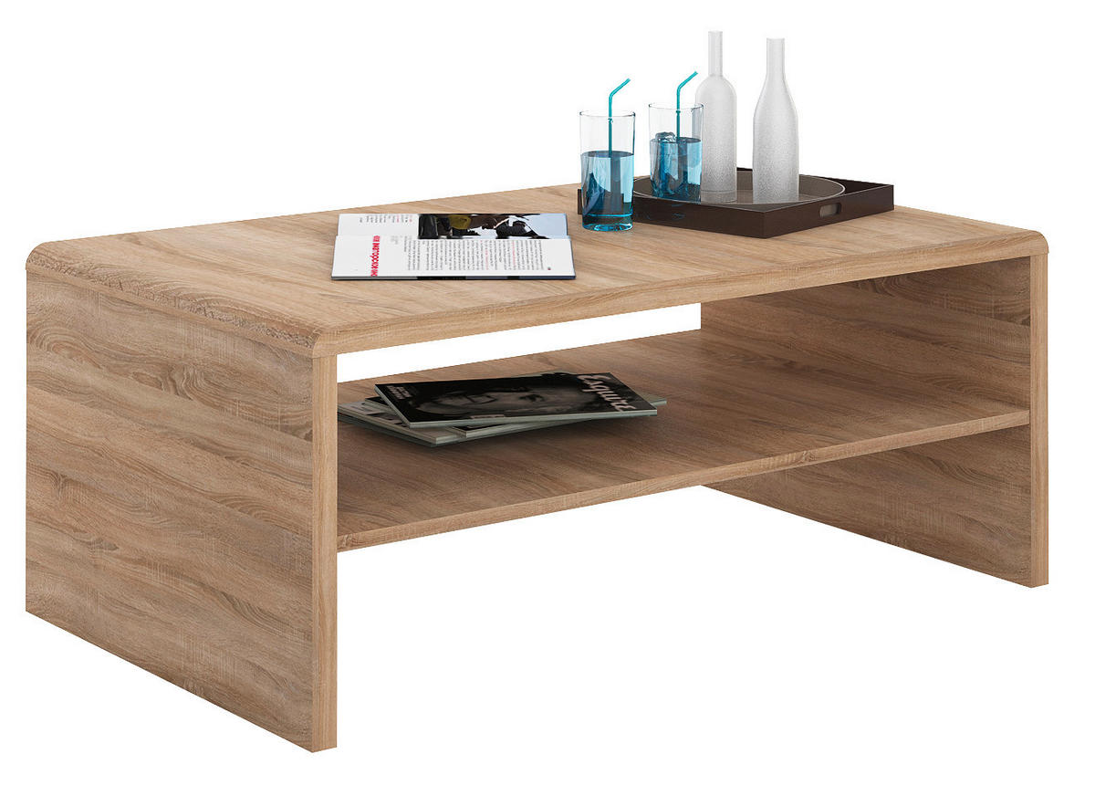 Couchtisch Cala Luna C4T02 Eiche Sonoma B/H/T: ca. 100x40x59 cm Cala Luna C4T02 - Eiche (100,00/40,00/59,00cm)