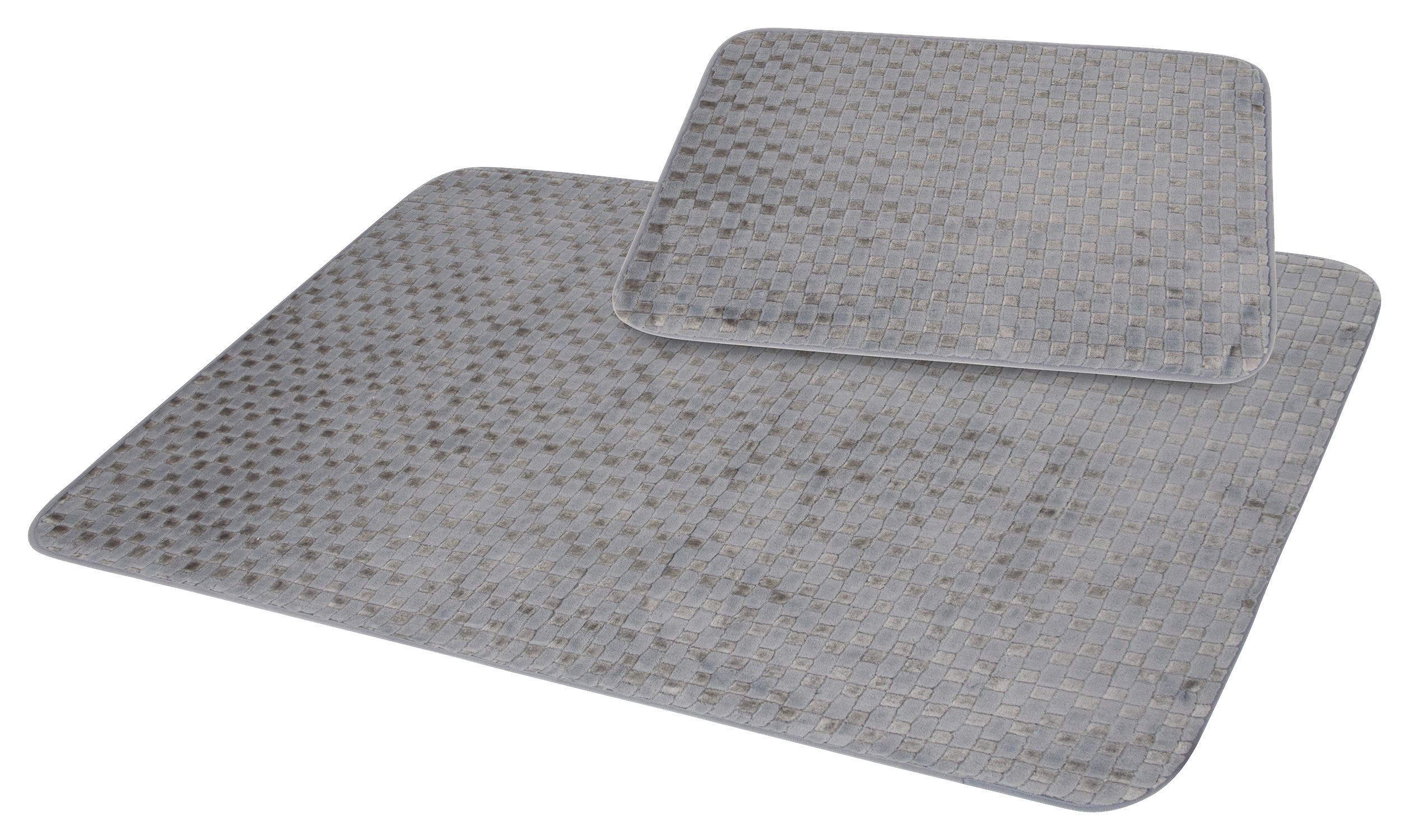 Badgarnitur Badgarnitur_Dante_2tlg. Silb/anthr. - silber (60,00/90,00cm)