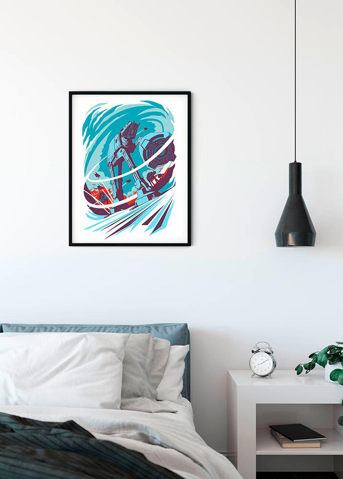 Komar Poster Star Wars Classic Vector Hoth Star Wars B/L: ca. 30x40 cm Star Wars Classic Vector Hoth - (30,00/40,00cm) - Komar