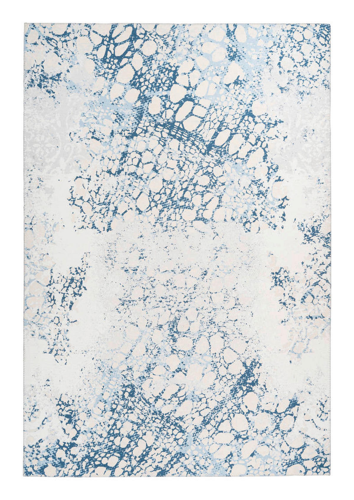 360Living Teppich Galaxy creme B/L: ca. 80x150 cm Galaxy - blau/creme (80,00/150,00cm) - 360Living