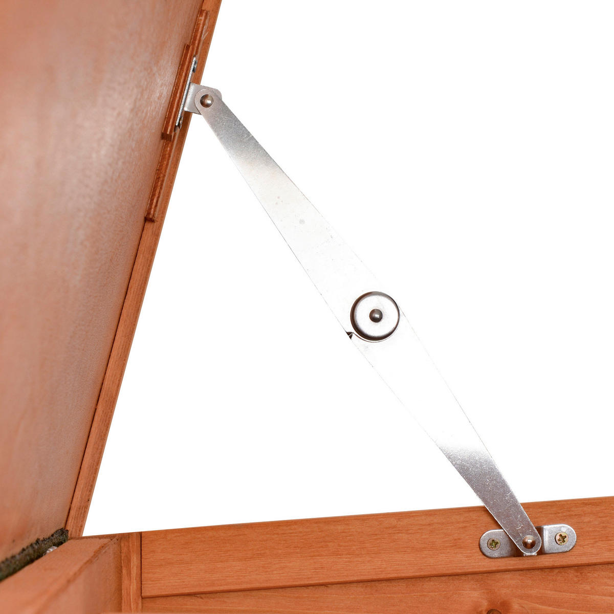 PawHut Stall orange Holz B/H/L: ca. 100x125,5x49 cm Kleintierstall - orange (49,00/100,00/125,50cm) - PawHut